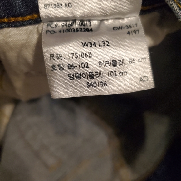 Levi Strauss Signature Mens Jeans Straight 34x32 - Picture 6 of 7